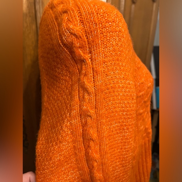 🧶Cabi Orange Knit Sweater🧶 - Picture 4 of 5